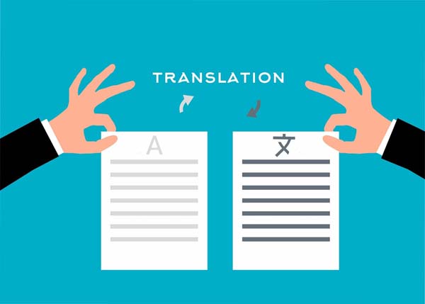 The difference between translator and interpreter--illustration