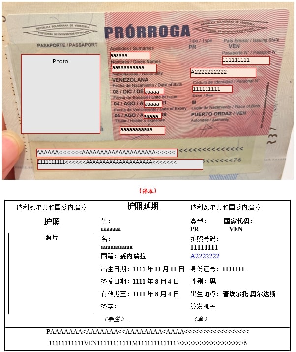 passport translation